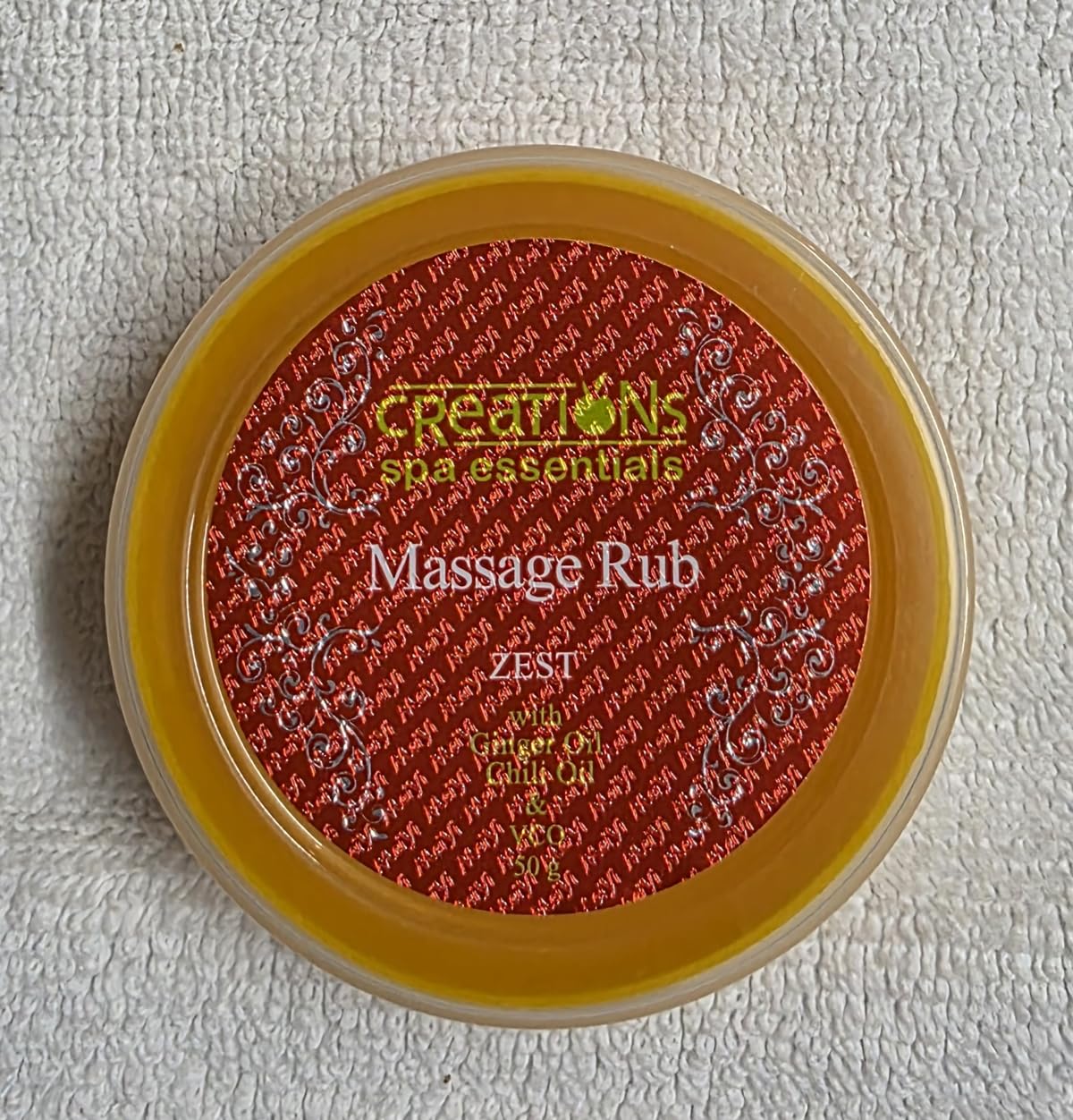 Amazon.com: Creations Spa Essentials Massage Rub, Zest, 50g (1)